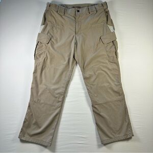 5.11 Tactical Stryke Pants Mens 36x29 Khaki Ripstop Cargo Utility Workwear